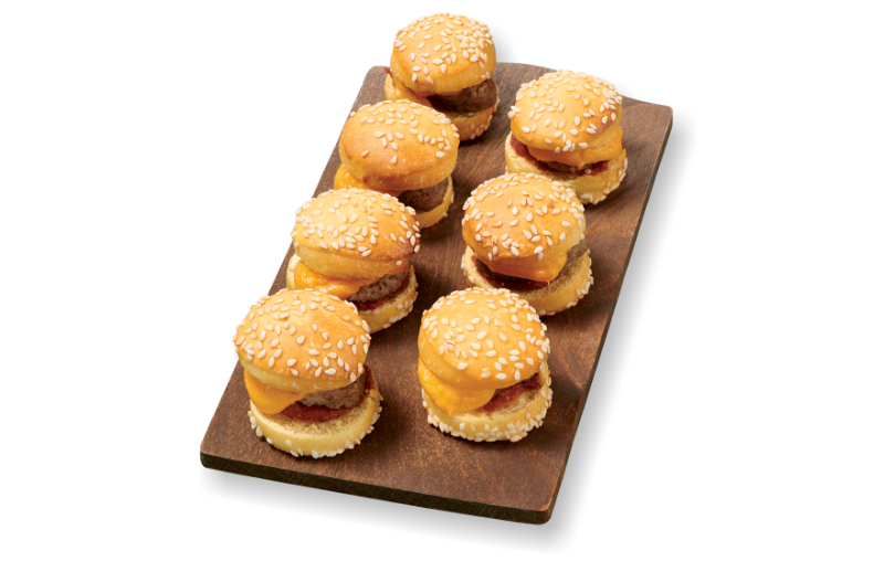 Sortido de Mini Cheeseburgers